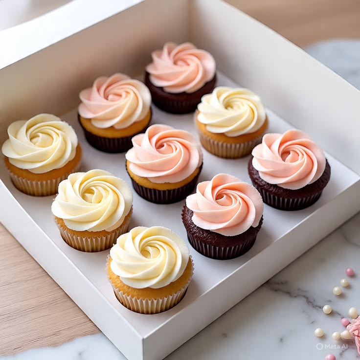 Assorted Gourmet Party Cupcakes